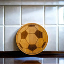 Soccer Ball Wood Board - 13" by creativegiftsdirect
