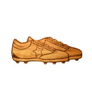 Golf Shoes Wood Board - 7.5" x 18" by creativegiftsdirect