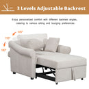 Convertible Sleeper Chair With Adjustable Backrest by HouseOfZazla