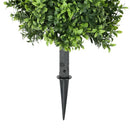 Boxwood Topiary Shrub with Ground Spike 14in – UV Resistant
