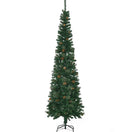 Slim Pine Needles Xmas Tree - 7.5 Foot Pencil Christmas Tree