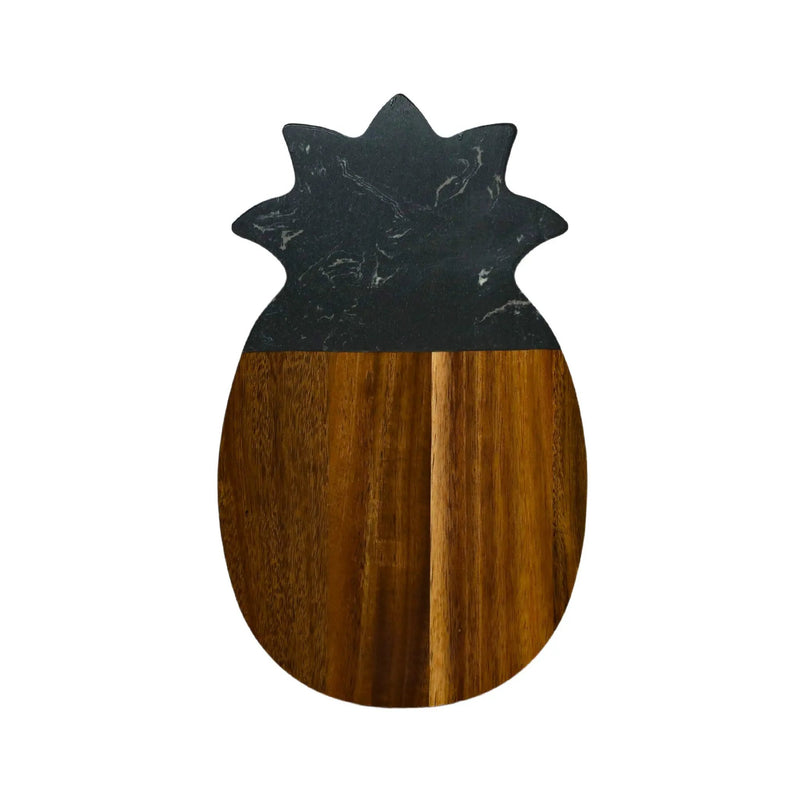 Black Marble and Acacia Wood Pineapple Board, photo 4 of 5