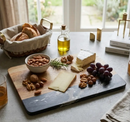 Black Marble and Acacia Wood Rectangle Board by creativegiftsdirect