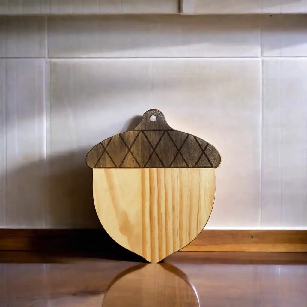 Acorn Wood Board - 13" x 15", installed in a room