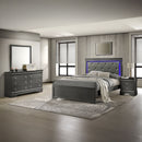 Blaze - Modern Bedroom Set With LED Headboard
