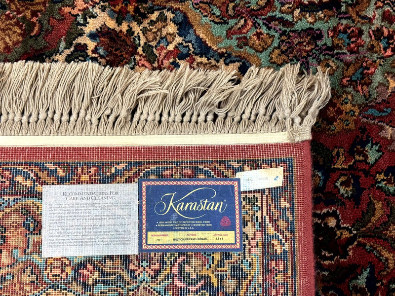 5.9 x 9 Karastan Rug Multicolor Panel Kirman