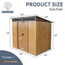 Outdoor Metal Storage Shed And Transparent Plate For Garden, Lawn by HouseOfZazla