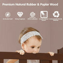 2-in-1 Classic Convertible Wooden Toddler Bed with 2 Side Guardrails for Extra Safety by LJGDeals
