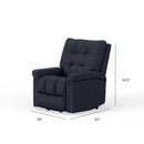 Velour - Power Lift Chair - Blue by HouseOfZazla
