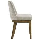Bryant - Upholstered Dining Side Chair (Set of 2) - Light Tan by HouseOfZazla