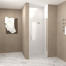 29-28" x 72" Bifold Shower Door, 1/4" (6mm) Tempered Glass by HouseOfZazla