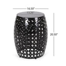 Modern Design, Metal End Table, Large by HouseOfZazla