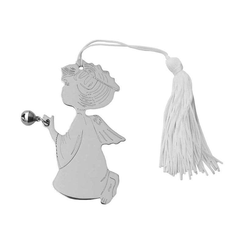 Angel with Bell Ornament with White Tassel, photo 3 of 4