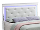 Bed With LED Light Accents Headboard by Unique Piece Furniture
