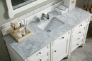 James Martin Brittany 60" Single Bathroom Vanity, Bright White