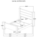 Sansome - Queen Panel Bed - Oak