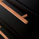 Akicon Copper Kitchen Cabinet Handles 100% Solid Brass Drawer Pulls