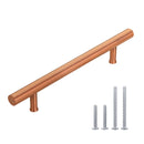 Akicon 9 Inch Hole Center Hammered Copper Kitchen Cabinet Handles 100% Solid Brass Drawer Pulls AK01934-C