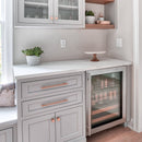 Akicon 9 Inch Hole Center Hammered Copper Kitchen Cabinet Handles 100% Solid Brass Drawer Pulls AK01934-C