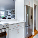 Akicon 9 Inch Hole Center Hammered Copper Kitchen Cabinet Handles 100% Solid Brass Drawer Pulls AK01934-C