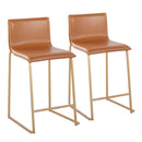 Mara - Contemporary Counter Stool Elegant Design (Set of 2) by HouseOfZazla