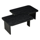 Modern Minimalist Coffee Table Set With Splicing Design by Unique Piece Furniture