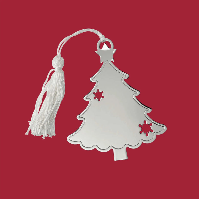 Holiday Tree Shaped Ornament With Snowflake Cutouts, photo 3 of 3