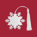 Snowflake Ornament W/white Tassel,np by creativegiftsdirect