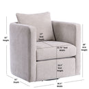Sutton - Swivel Barrel Chair by HouseOfZazla
