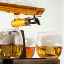 Whiskey & Wine Decanter Gifts, 1000ml by The Wine Savant