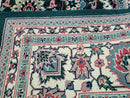 8' X 10' Handmade Indian Oriental Wool Rug Carpet Organic Dye Forest Green Nice