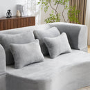 Modern Floor Sofa With 4 Pillows