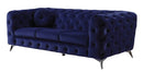 Atronia Blue Velvet Sofa by HouseOfZazla