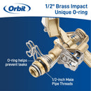 1/2-in. Brass Impact Sprinkler Head 55032