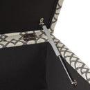 Richmond Storage Ottoman with Unique Pattern and Ample Storage - Gray by HouseOfZazla