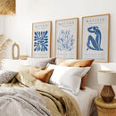 Henri Matisse Museum Blue Wall Art Print Set by Wall Art Set