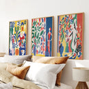 Modern Colorful Floral Matisse Wall Art Set by Wall Art Set