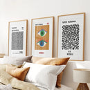 Japanese Yayoi Kusama Famous Wall Art Decor by Wall Art Set