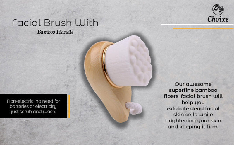 Facial Brush with Bamboo Handle, photo 4 of 8