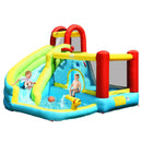 6-in-1 Inflatable Bounce House with Climbing Wall and Basketball Hoop without Blower by LJGDeals