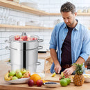 11-Quart Stainless Steel Fruit Juicer Steamer by LJGDeals
