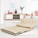 6-Position Foldable Floor Sofa Bed with Detachable Cloth Cover by LJGDeals