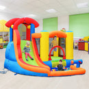 6-in-1 Water Park Bounce House for Outdoor Fun with Blower and Splash Pool by LJGDeals