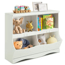 Kids Storage Unit Baby Toy Organizer Children Bookshelf Bookcase-White by LJGDeals