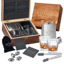 Whiskey Glasses And Football Chilling Stones Gift Set