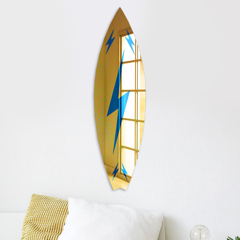 Surfboard Mirror Wall Decor