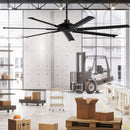84 Inch 100 Inch Silent Storm Extra Large Ceiling Fan with Remote Control