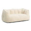 2-Seat Teddy Bean Bag Sofa