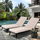 2PCS Set Outdoor Lounge Chair Cushion Replacement