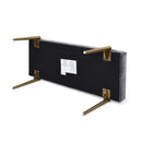 Aria - Upholstered Accent Bench by HouseOfZazla
